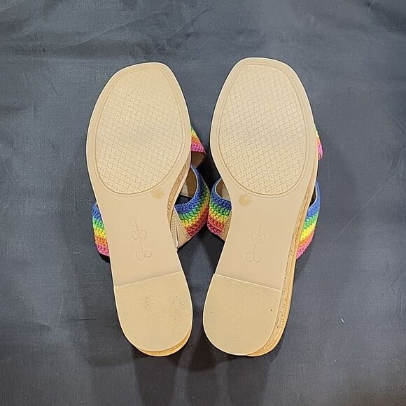 BRAND NEW JESSICA SIMPSON ELIZA CROCHET PLATFORM SANDAL S2 - Picture 10 of 15